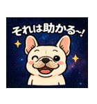 フレンチ・ブルドッグと宇宙の旅@SFW（個別スタンプ：20）