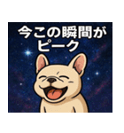 フレンチ・ブルドッグと宇宙の旅@SFW（個別スタンプ：23）