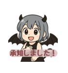 悪魔ちゃんは腹白い。vol.2（個別スタンプ：11）