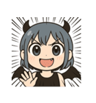 悪魔ちゃんは腹白い。vol.2（個別スタンプ：18）