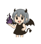 悪魔ちゃんは腹白い。vol.2（個別スタンプ：23）