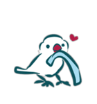 ゆる白文鳥がスタンプをお送りします（個別スタンプ：15）