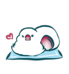 ゆる白文鳥がスタンプをお送りします（個別スタンプ：17）