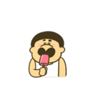 動く！兄弟の夏休み（個別スタンプ：7）