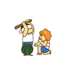 動く！兄弟の夏休み（個別スタンプ：8）