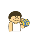 動く！兄弟の夏休み（個別スタンプ：9）