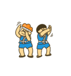 動く！兄弟の夏休み（個別スタンプ：15）
