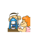 動く！兄弟の夏休み（個別スタンプ：16）