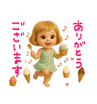 mottoの大人かわいいボブガール♡夏♪（個別スタンプ：15）