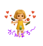 mottoの大人かわいいボブガール♡夏♪（個別スタンプ：18）