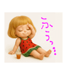 mottoの大人かわいいボブガール♡夏♪（個別スタンプ：21）