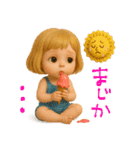 mottoの大人かわいいボブガール♡夏♪（個別スタンプ：24）