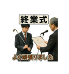 ゴルフで年間行事（個別スタンプ：8）
