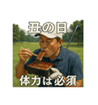ゴルフで年間行事（個別スタンプ：24）