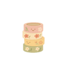 花柄手帳ステッカー（個別スタンプ：29）