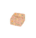花柄手帳ステッカー（個別スタンプ：36）