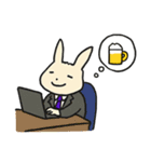 うさぎのさそい酒（個別スタンプ：25）