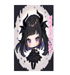 毎日使える悪魔少女BIGスタンプ（個別スタンプ：1）