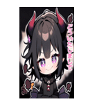 毎日使える悪魔少女BIGスタンプ（個別スタンプ：14）