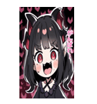 毎日使える悪魔少女BIGスタンプ（個別スタンプ：18）