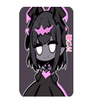 毎日使える悪魔少女BIGスタンプ（個別スタンプ：21）