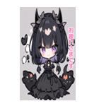 毎日使える悪魔少女BIGスタンプ（個別スタンプ：22）