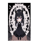 文字なし悪魔少女BIGスタンプ（個別スタンプ：23）
