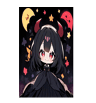 文字なし悪魔少女BIGスタンプ（個別スタンプ：26）