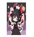 文字なし悪魔少女BIGスタンプ（個別スタンプ：31）