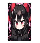文字なし悪魔少女BIGスタンプ（個別スタンプ：39）