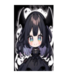 文字なし悪魔少女BIGスタンプ（個別スタンプ：40）