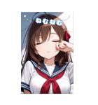 女子高生の日常BIGスタンプ！（個別スタンプ：8）