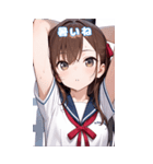 女子高生の日常BIGスタンプ！（個別スタンプ：18）