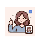 努力や技術をねぎらう（個別スタンプ：21）