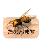 スマホの上のスズメバチ6《関西弁》（個別スタンプ：1）