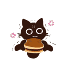 動く！大人かわいい絵本の猫39[春夏グルメ]（個別スタンプ：8）