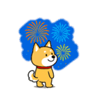 夏の日常＊しばいぬくんの毎日（個別スタンプ：16）