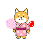 夏の日常＊しばいぬくんの毎日（個別スタンプ：34）