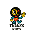 DIIVA POP！ スタイリッシュな表情スタンプ（個別スタンプ：4）