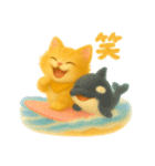なつとくじらのまいにちことば（個別スタンプ：15）