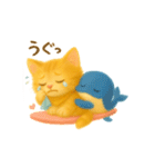なつとくじらのまいにちことば（個別スタンプ：18）