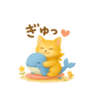 なつとくじらのまいにちことば（個別スタンプ：19）
