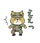 陸上自衛隊・ゆるっと柴犬三曹（個別スタンプ：24）