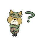 陸上自衛隊・ゆるっと柴犬三曹（個別スタンプ：26）