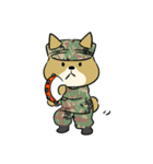 陸上自衛隊・ゆるっと柴犬三曹（個別スタンプ：35）