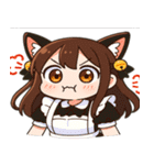 かわいいメイドねこスタンプ①（個別スタンプ：13）