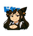 かわいいメイドねこスタンプ①（個別スタンプ：20）