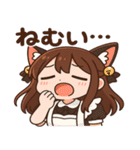 かわいいメイドねこスタンプ①（個別スタンプ：24）