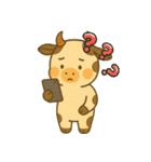 牛ベビーの生活 (にほんご) Ver4（個別スタンプ：18）