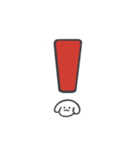 白いいぬマン（個別スタンプ：2）